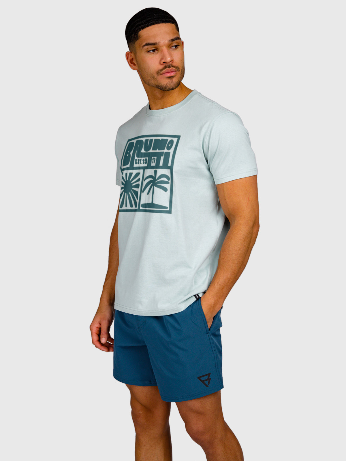 Leeway Herren T-Shirt | Mist