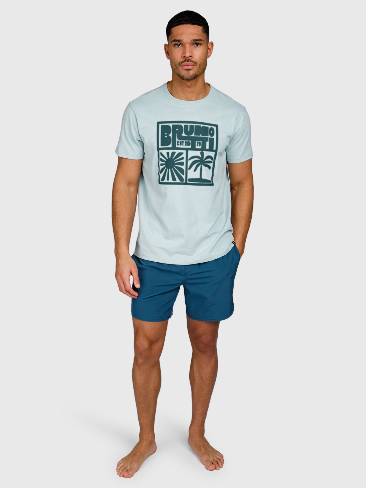 Leeway Herren T-Shirt | Mist