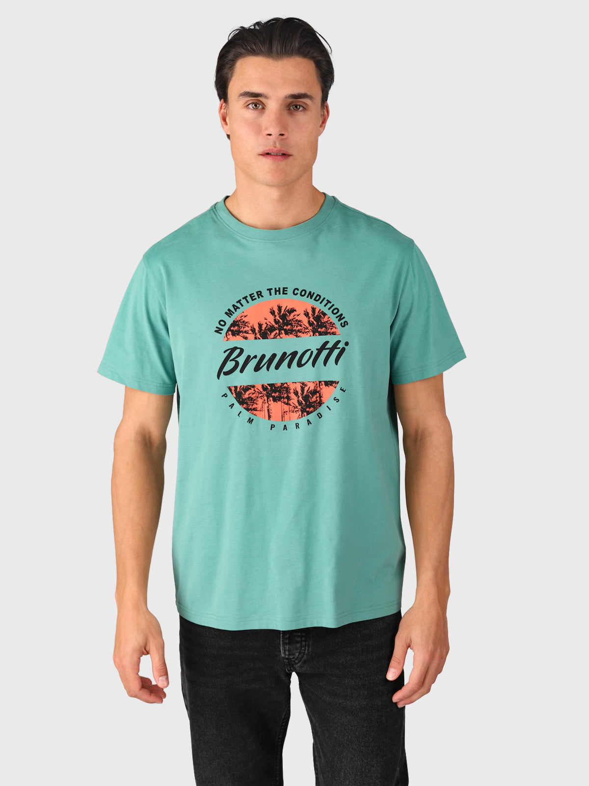 Leeway Herren T-shirt | Bottle Green