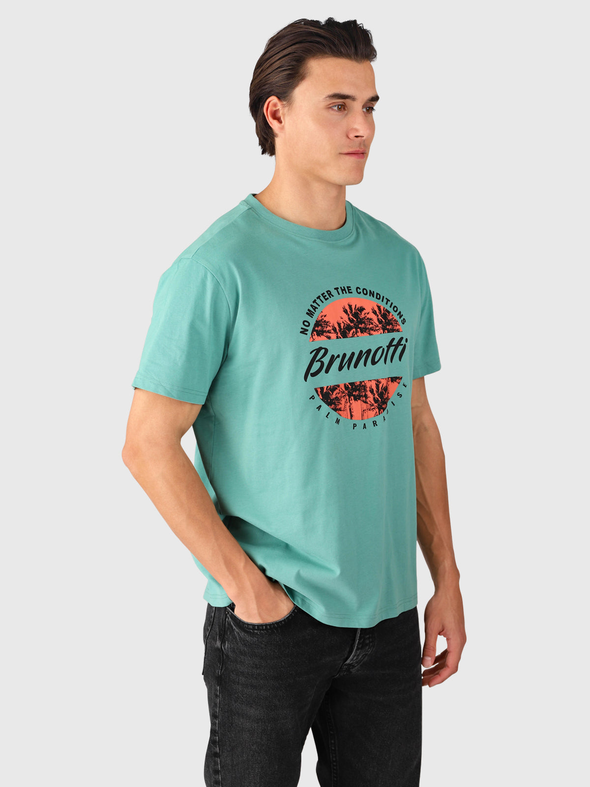 Leeway Herren T-shirt | Bottle Green