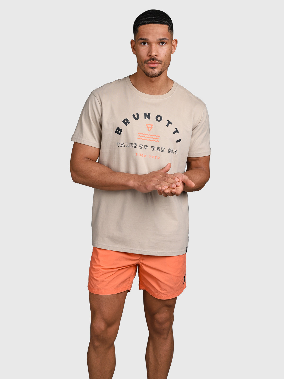 Leeway Men T-shirt | Feather Grey