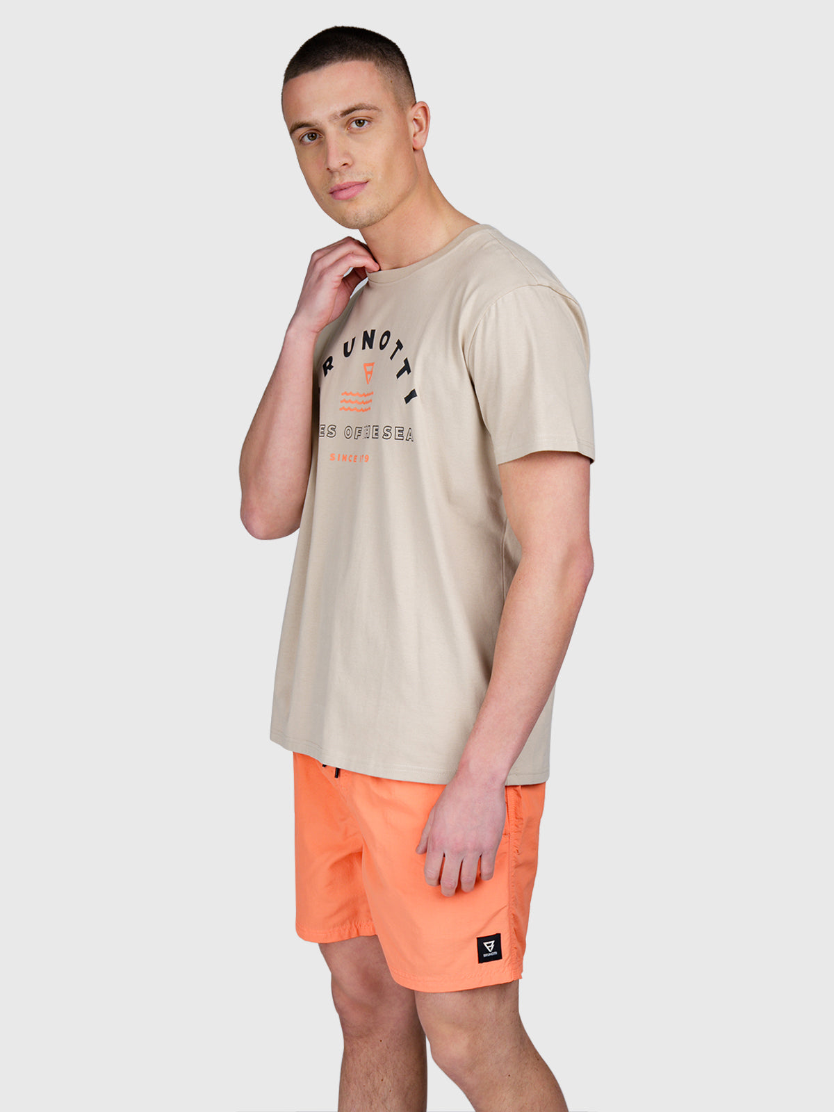 Leeway Herren T-Shirt | Feather Grey 