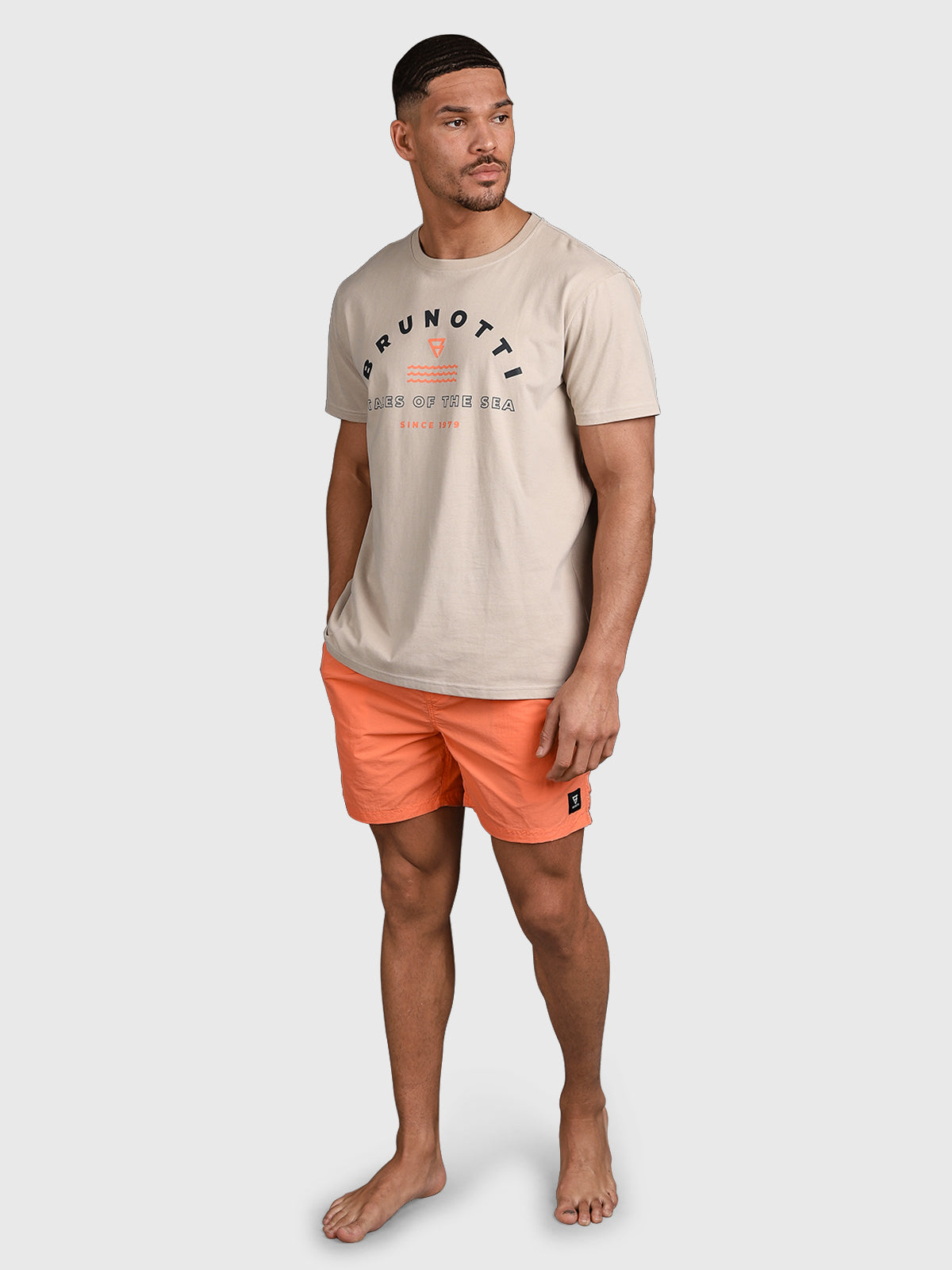 Leeway Herren T-Shirt | Feather Grey 