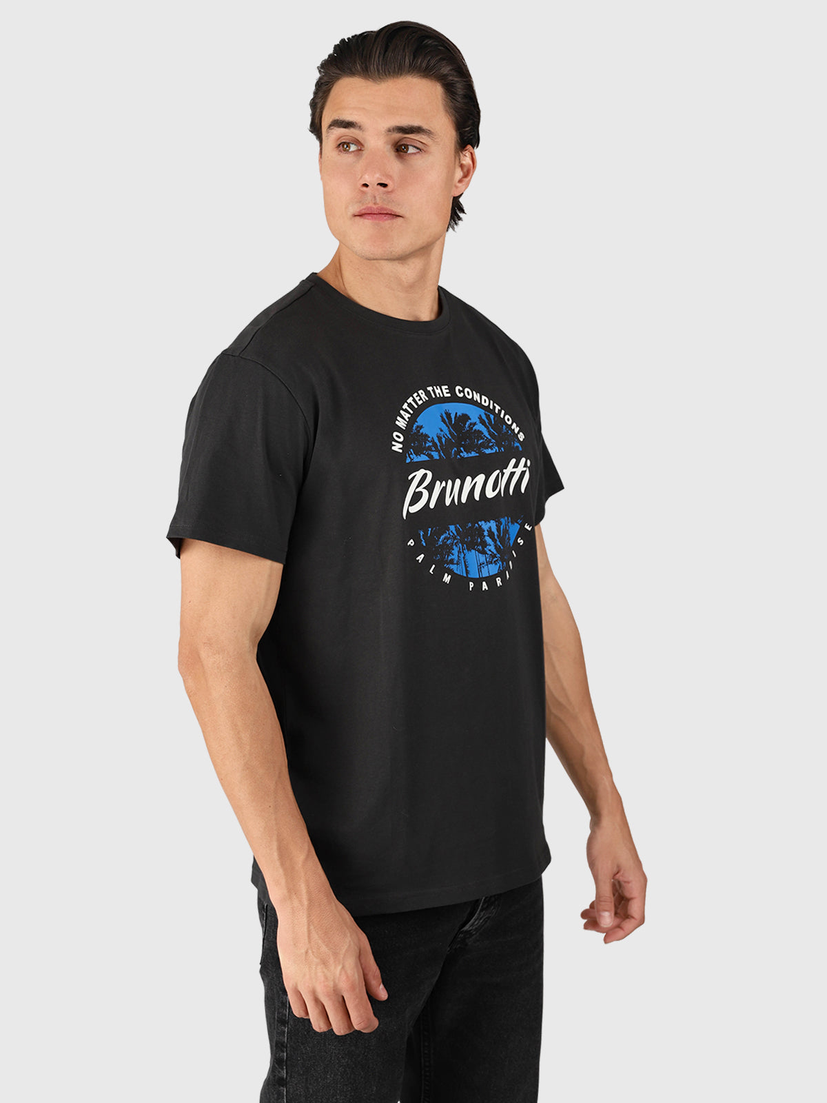 Leeway Herren T-shirt | Pirate Black