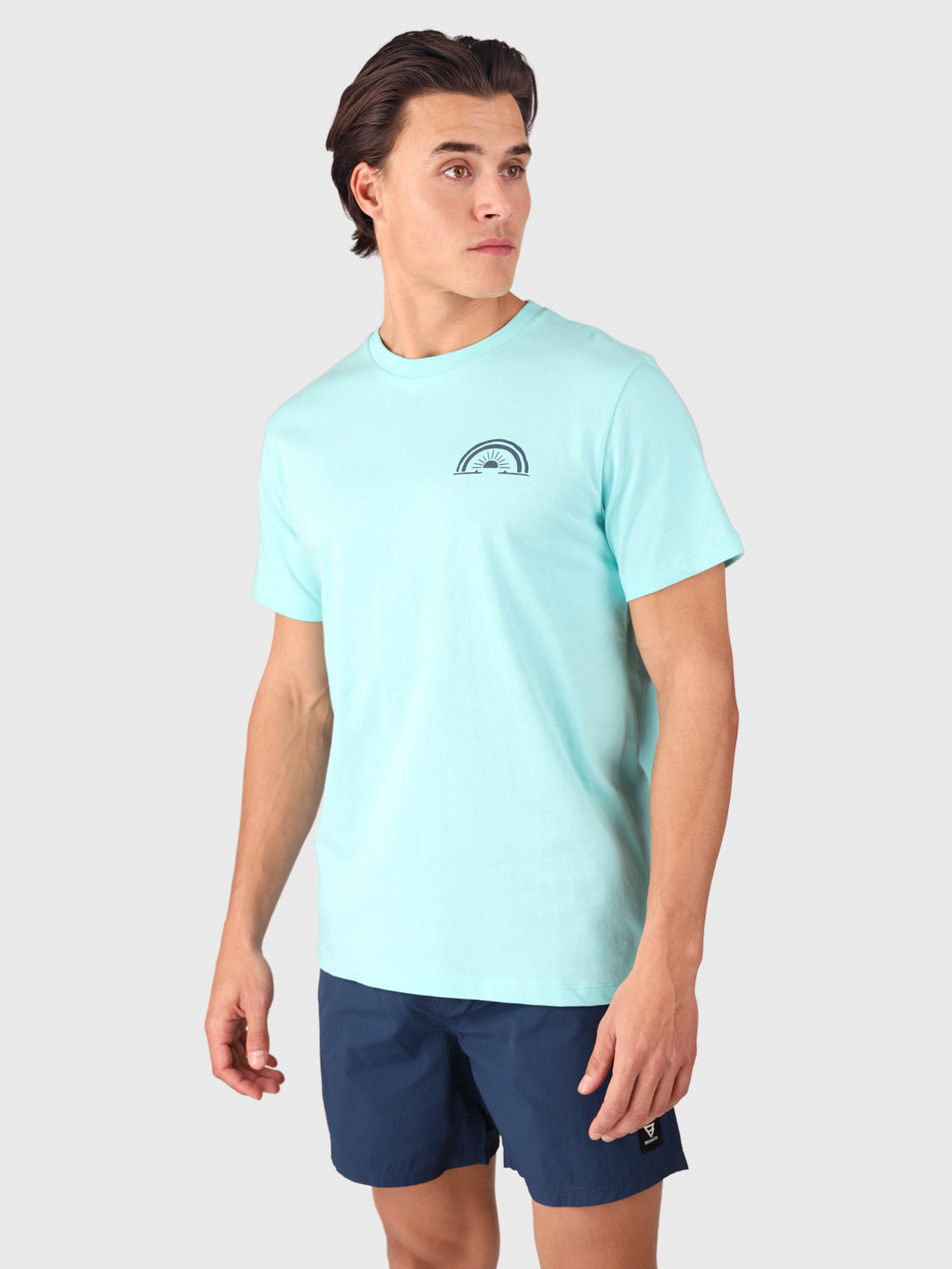 Baye Herren T-shirt | Aruba Blue