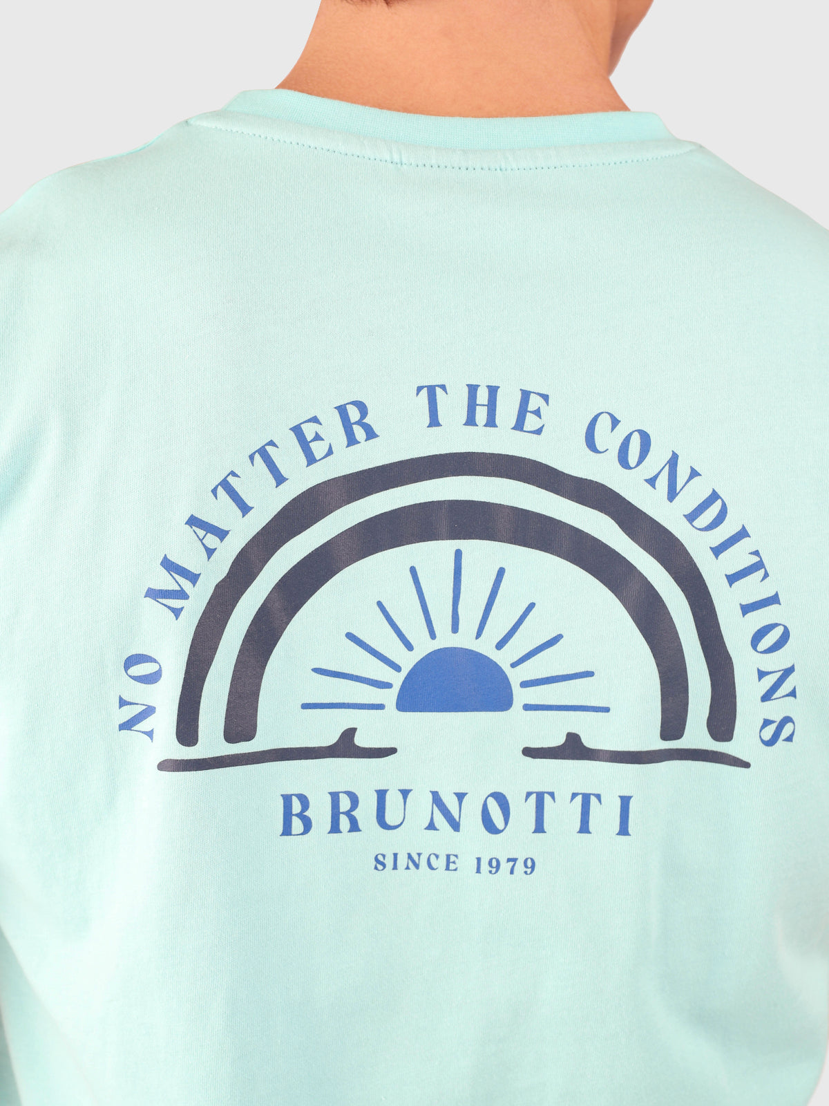 Baye Herren T-shirt | Aruba Blue