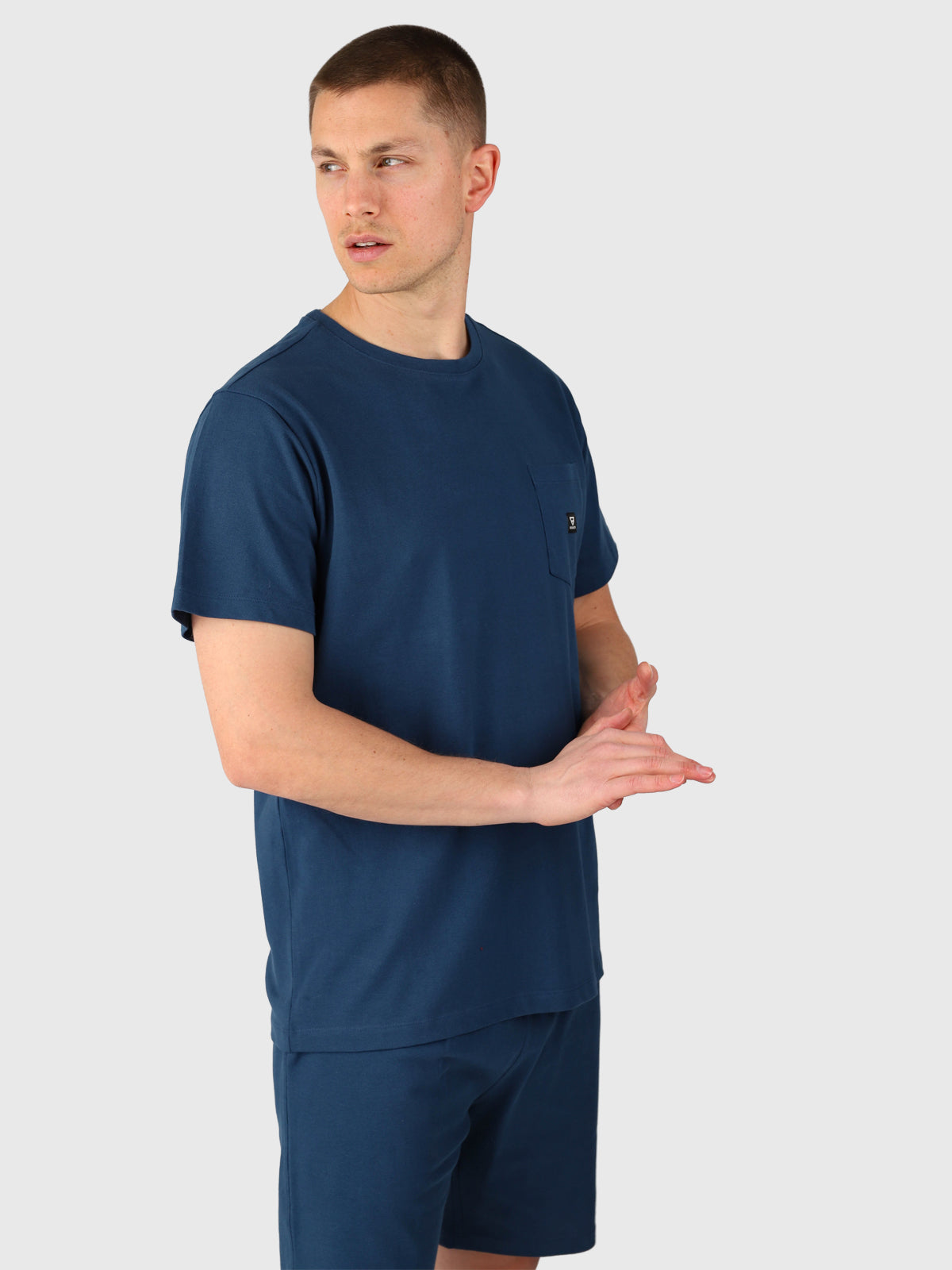 Axle-Pique Herren T-shirt | Night Blue