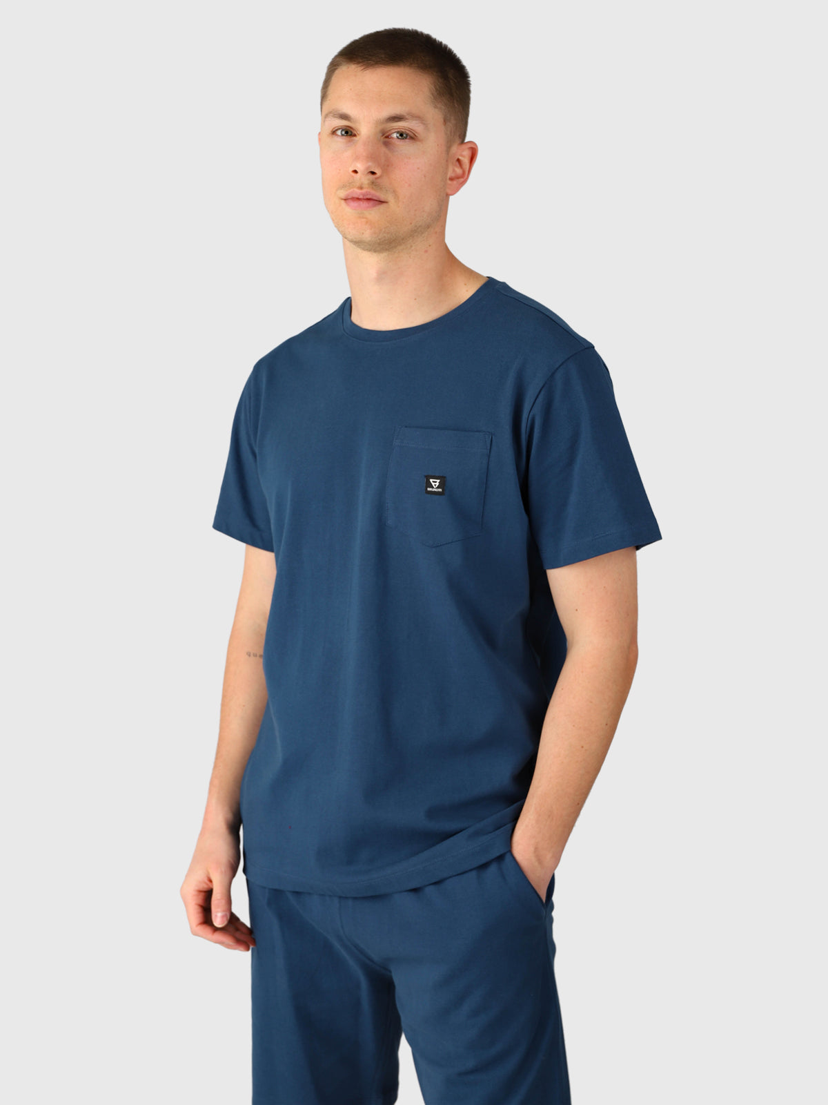 Axle-Pique Herren T-shirt | Night Blue