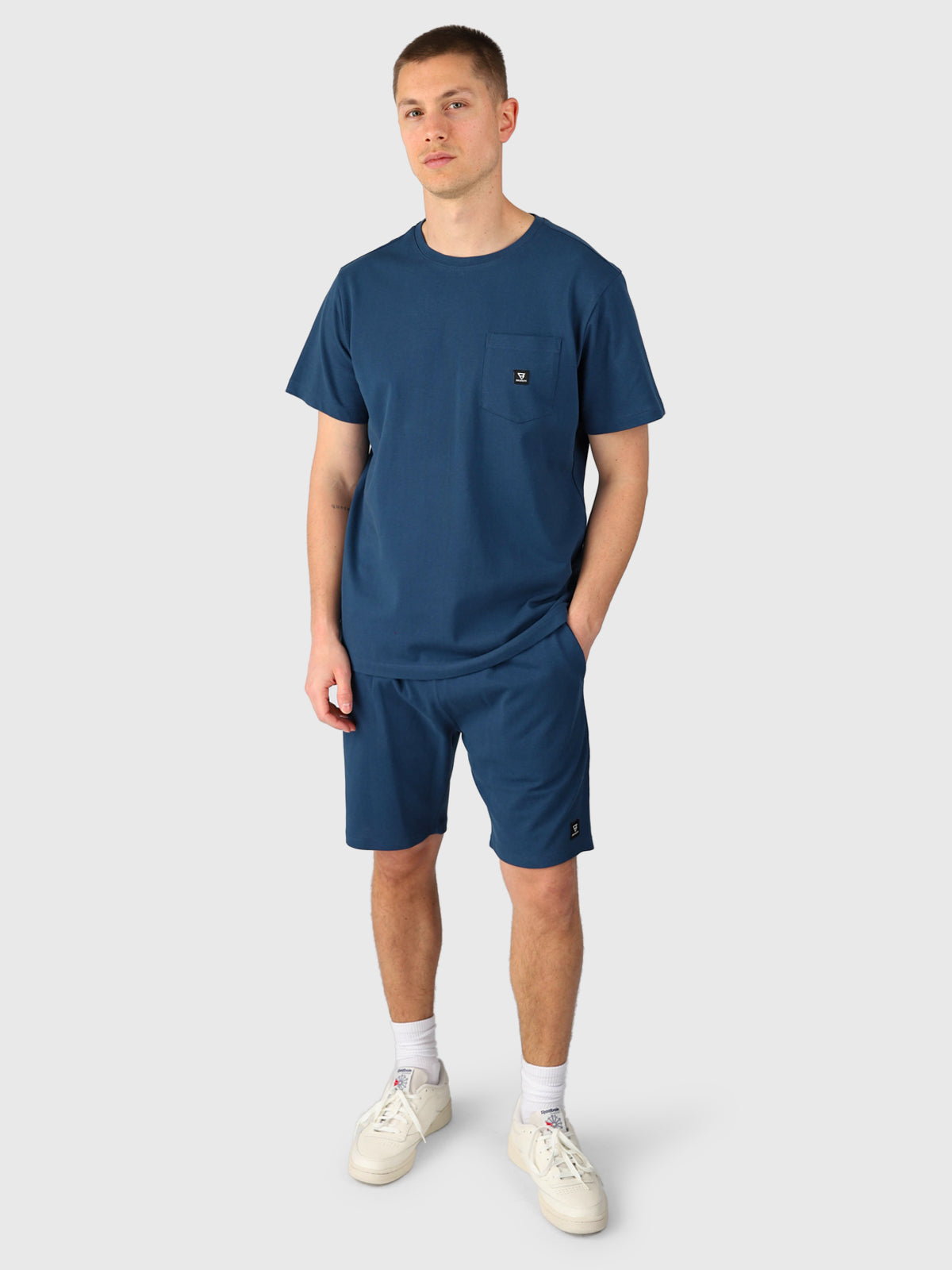 Axle-Pique Herren T-shirt | Night Blue