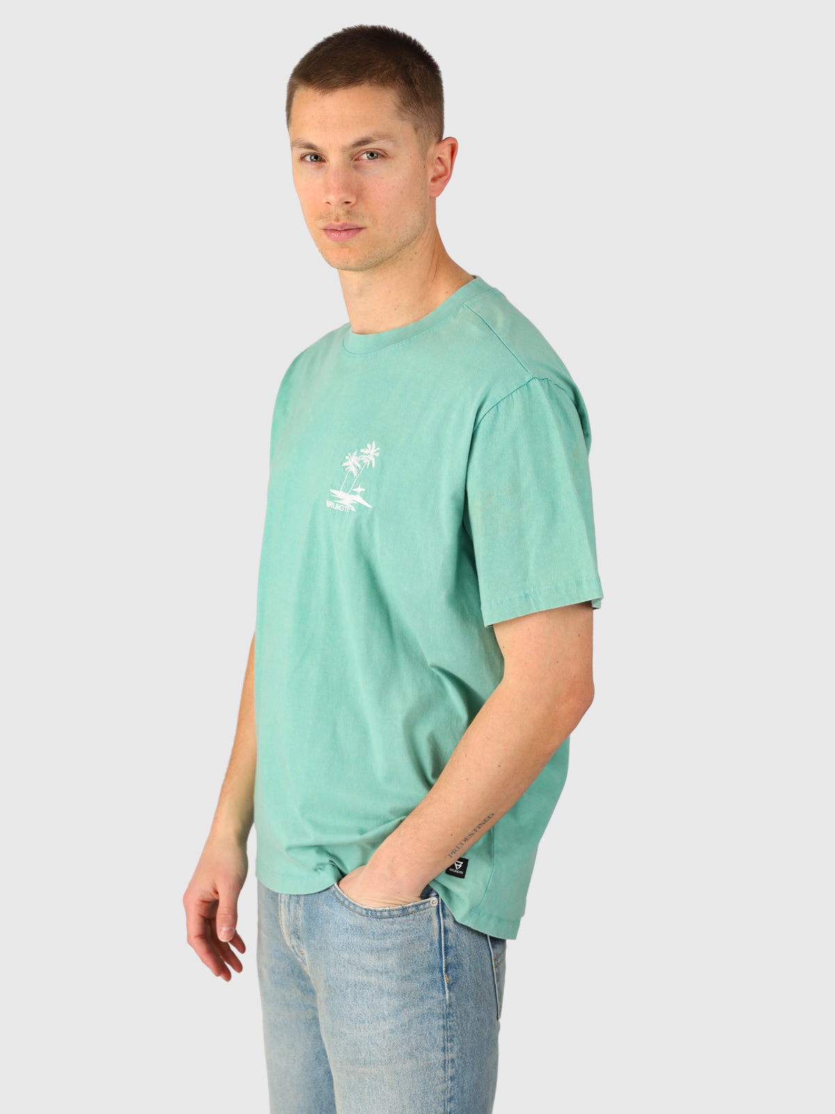 Wandes Herren T-shirt | Bottle Green