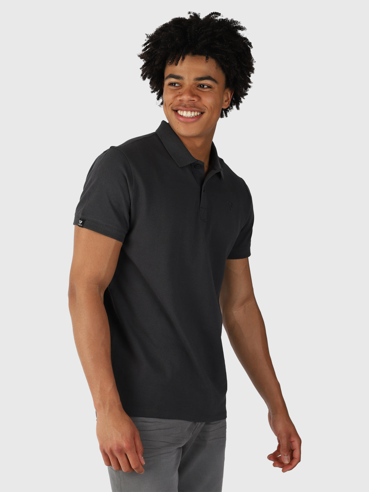 Frunot-II Herren Poloshirt | Grau