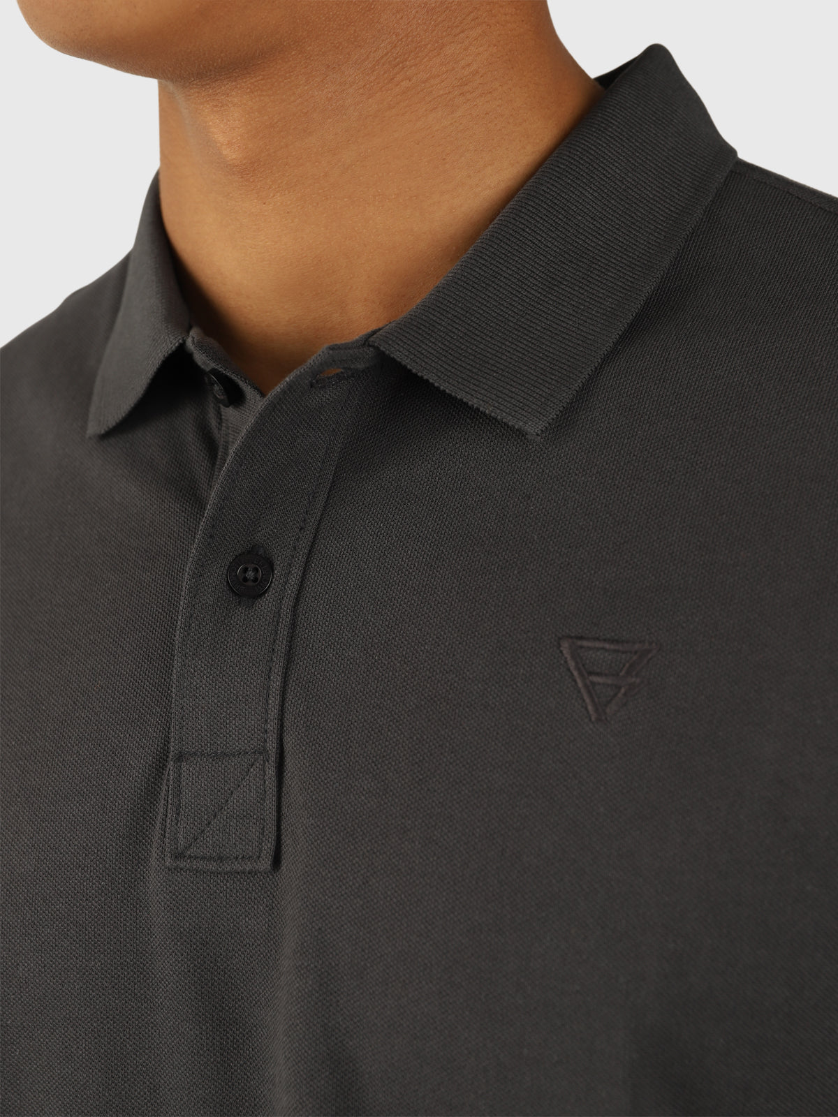 Frunot-II Herren Poloshirt | Grau
