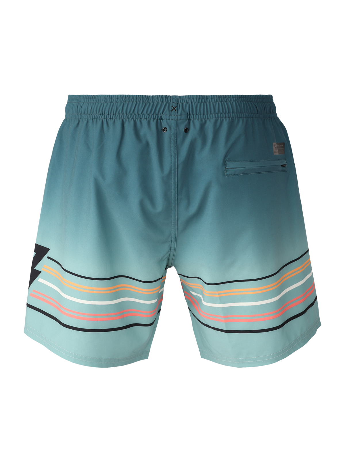 Bru-conic-Stripe Men Swim Shorts | Bottle Green