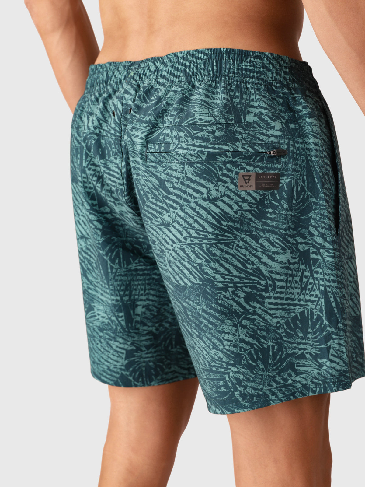 Bru-conic-Reflection Men Swim Shorts | Fuel Green