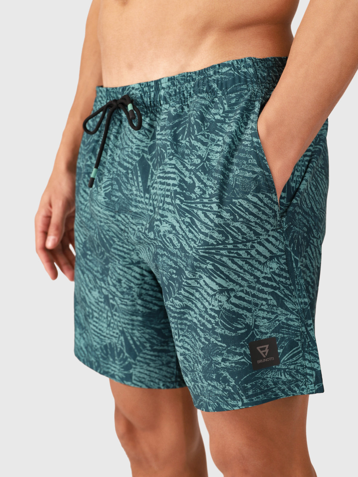 Bru-conic-Reflection Men Swim Shorts | Fuel Green