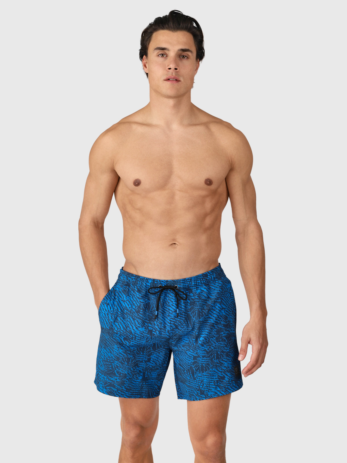 Bru-conic-Reflection Men Swim Shorts | Night Blue