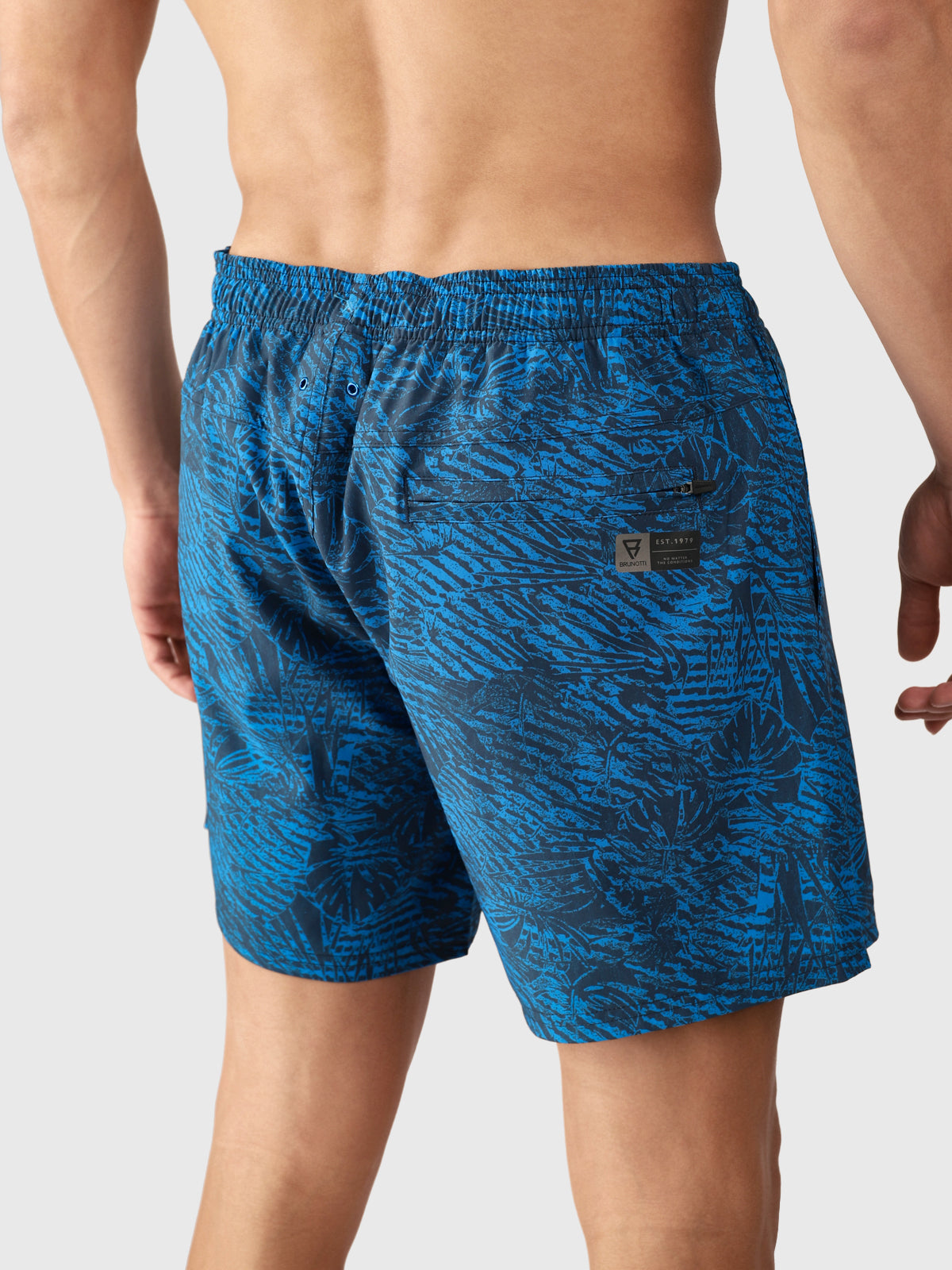 Bru-conic-Reflection Men Swim Shorts | Night Blue