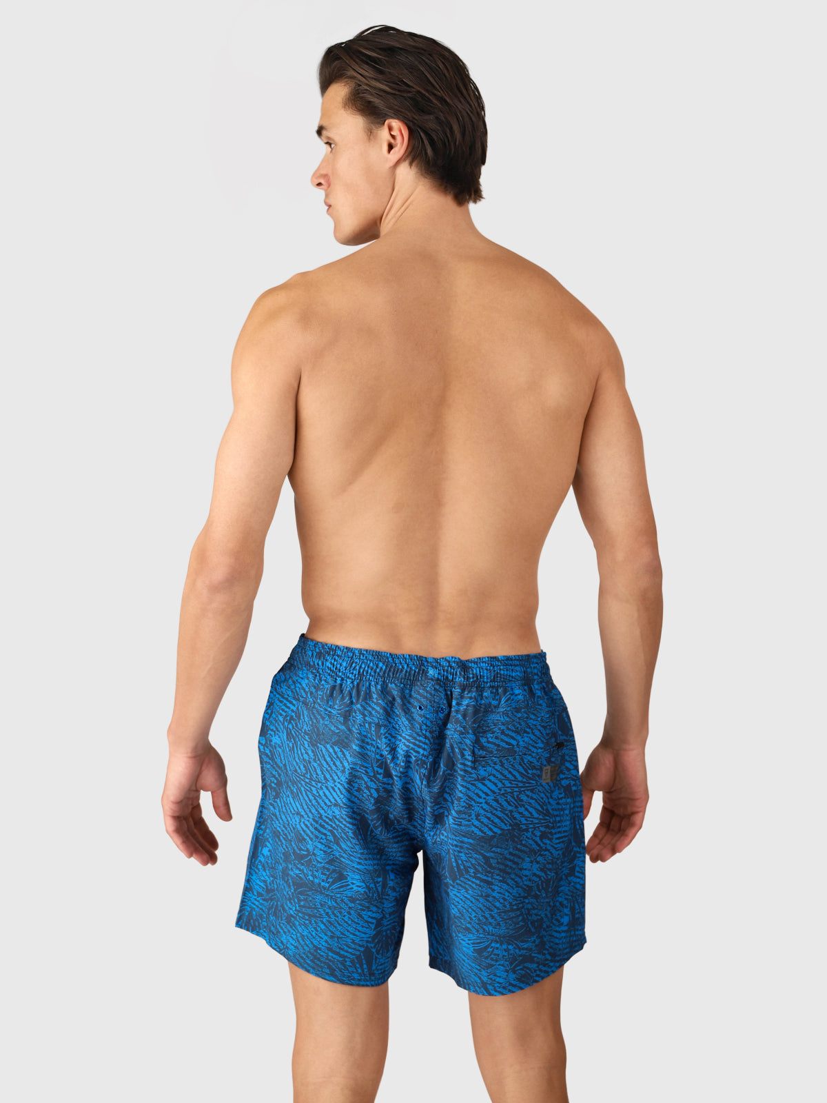Bru-conic-Reflection Men Swim Shorts | Night Blue