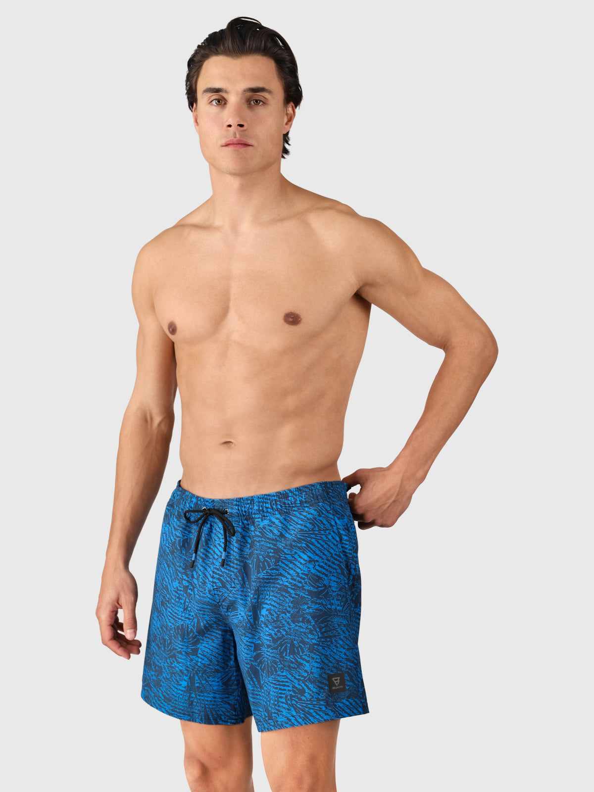 Bru-conic-Reflection Men Swim Shorts | Night Blue