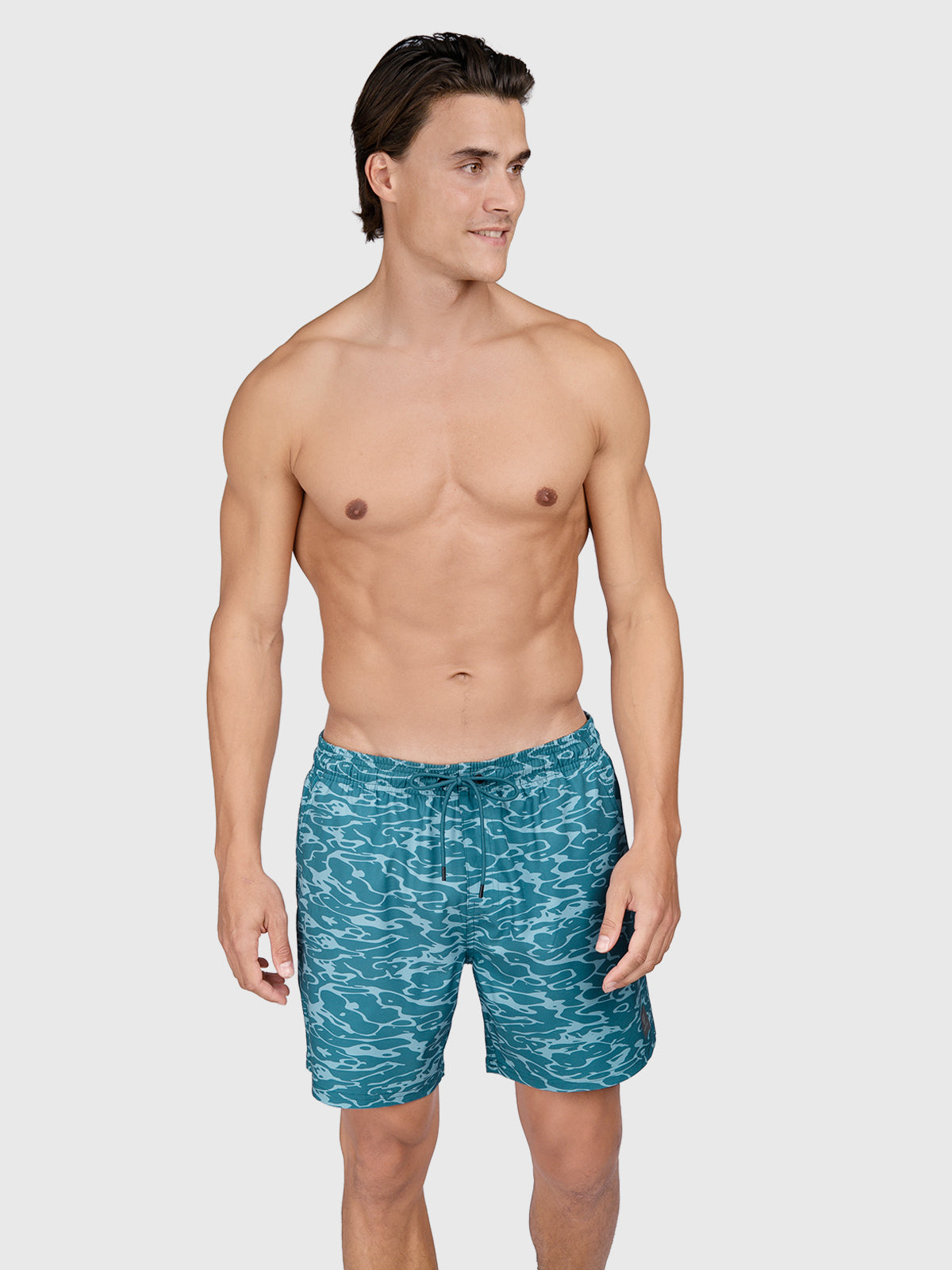 Bru-conic-Reflection Herren Badeshorts | Indigoblau