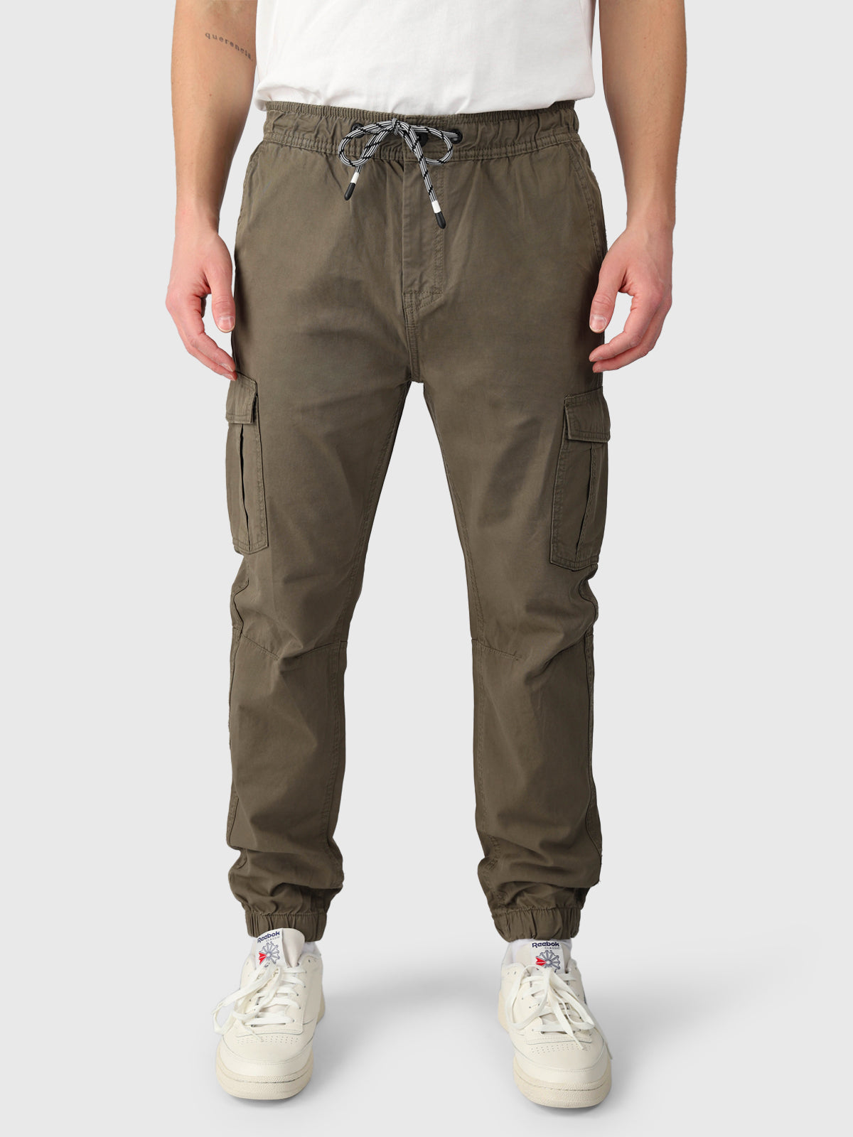 Lansons Heren Cargo Broek | Army Green