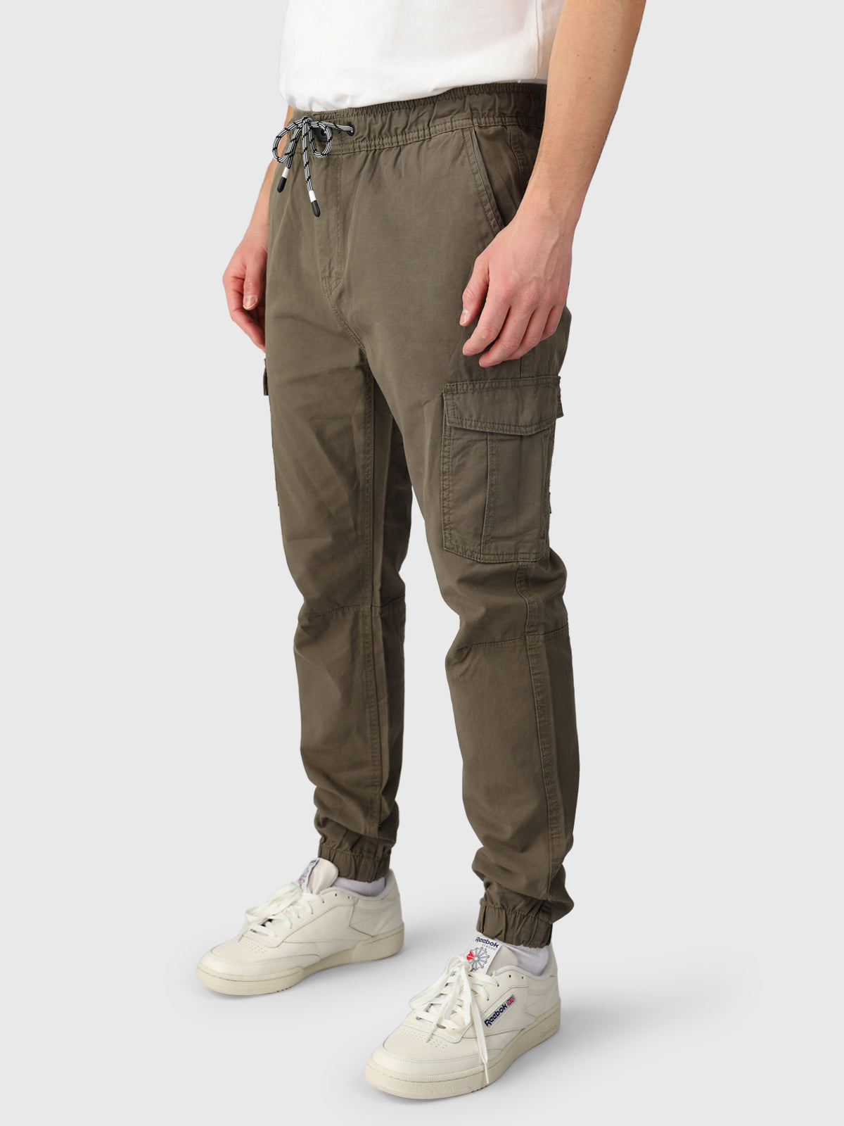 Lansons Heren Cargo Broek | Army Green