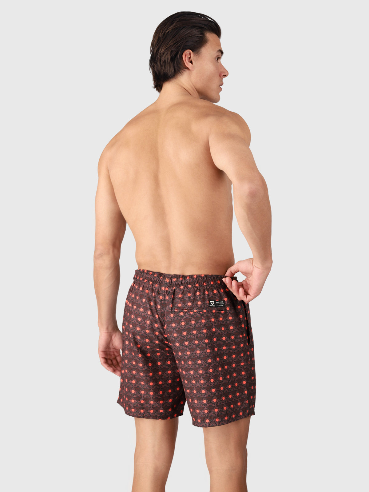 Cester-Mini Men Swim Shorts | Memories Of The Sun Pirate Black