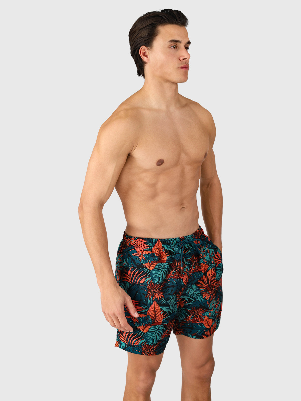 Cester-Leaves Herren Badeshorts | Fuel Green