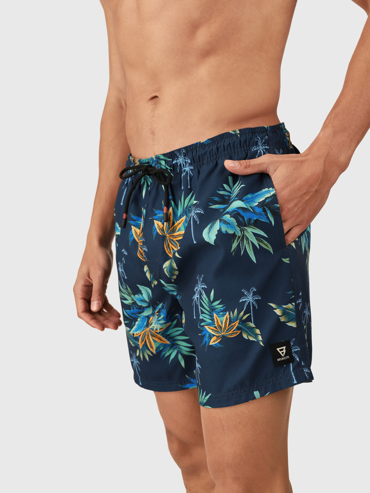 Cester-Tropicana Herren Badeshorts | Night Blue