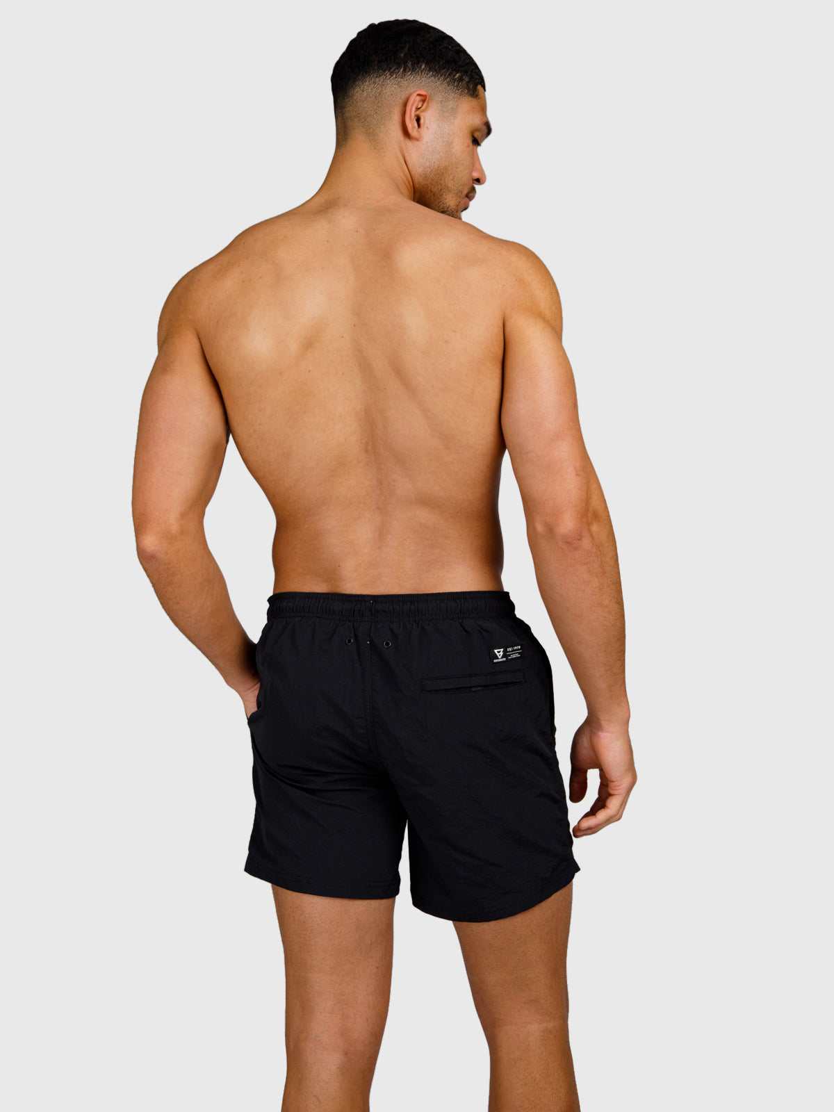 Hester Herren Swim Shorts | Schwarz