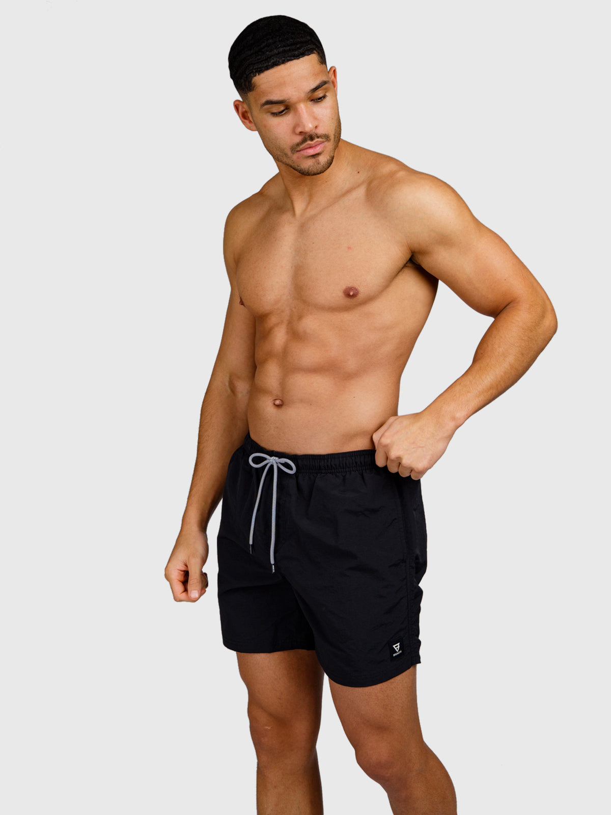 Hester Herren Swim Shorts | Schwarz