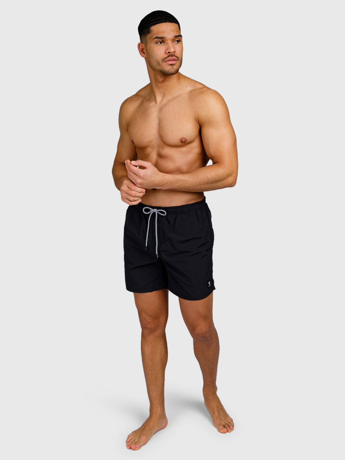 Hester Herren Swim Shorts | Schwarz
