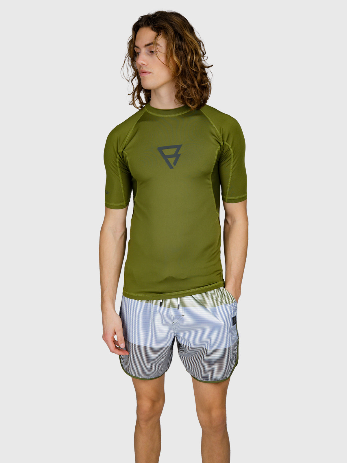 Waveguard Heren Rashguard | Neon Blue