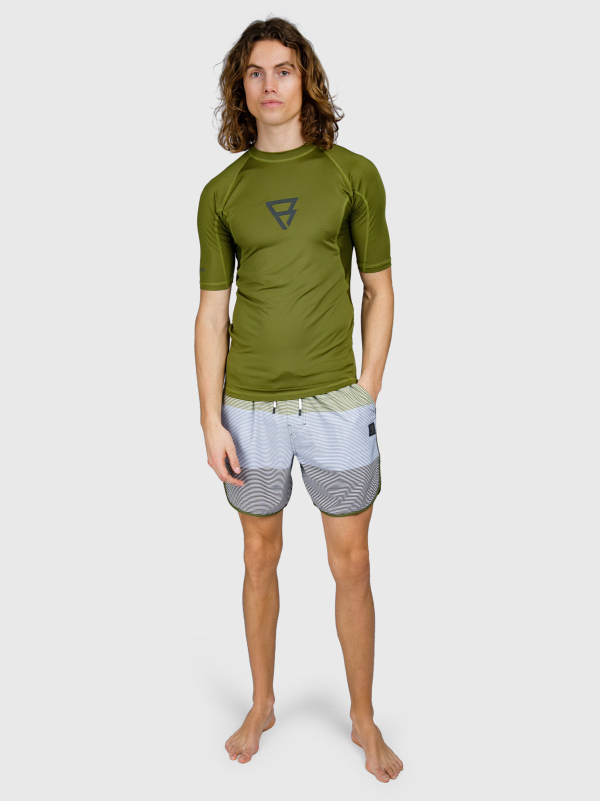 Waveguard Heren Rashguard | Neon Blue