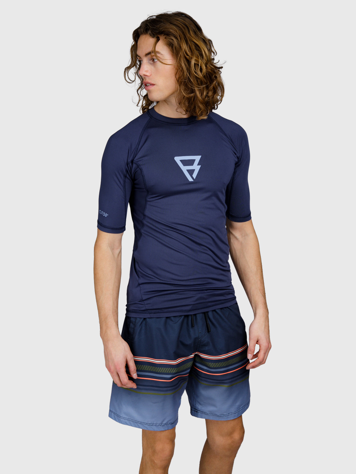 Waveguard Heren Rashguard | Neon Blue