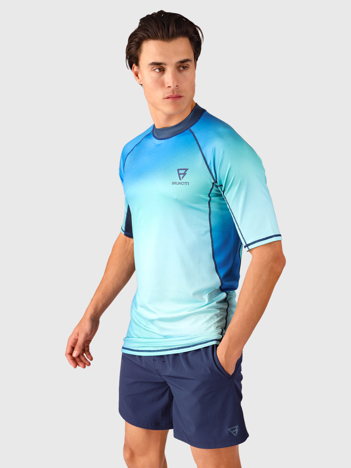 Waveguard-Spray Heren Rashguard | Neon Blue