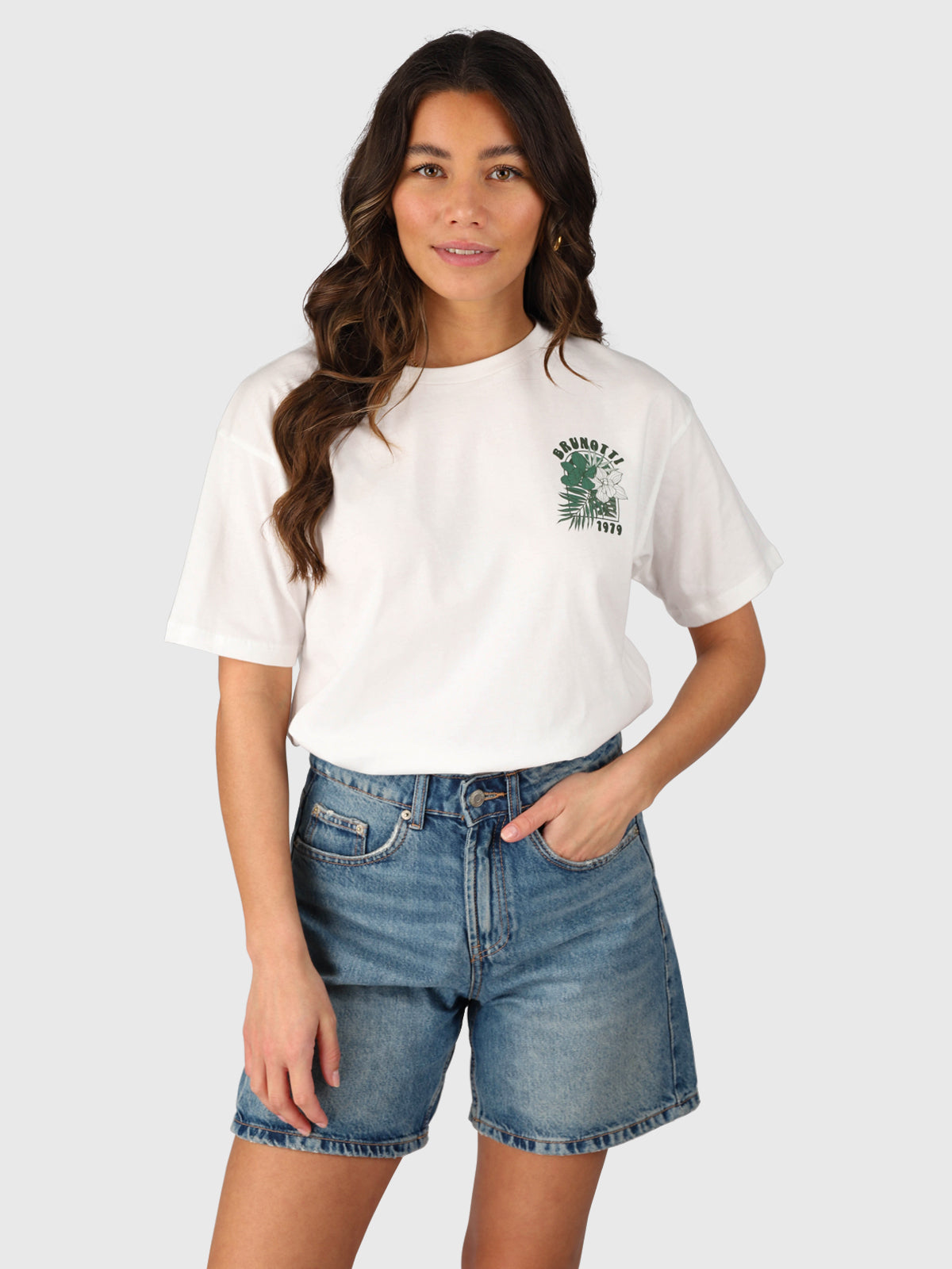 Seaya-Leaf Damen T-shirt | Snow