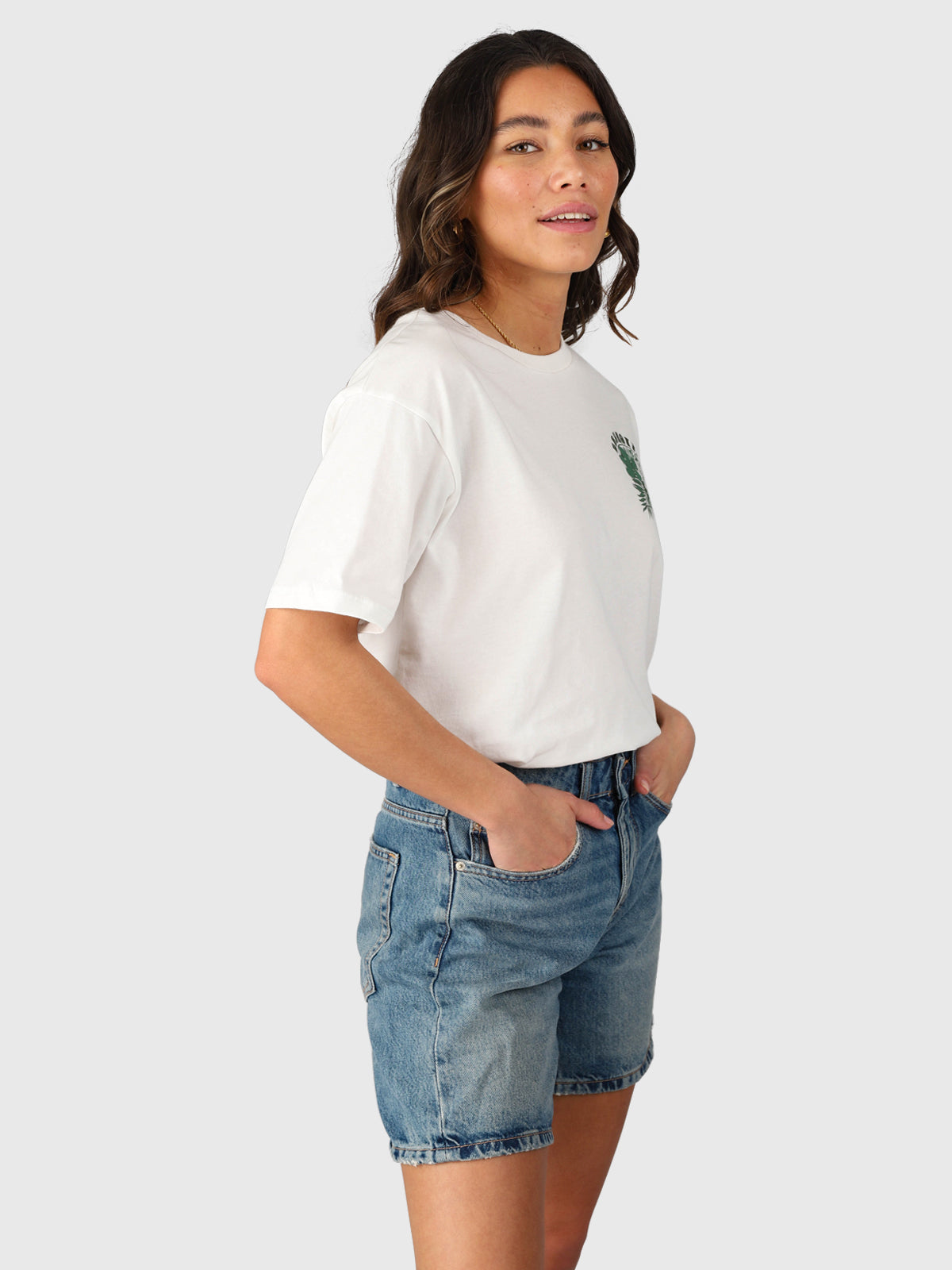 Seaya-Leaf Damen T-shirt | Snow
