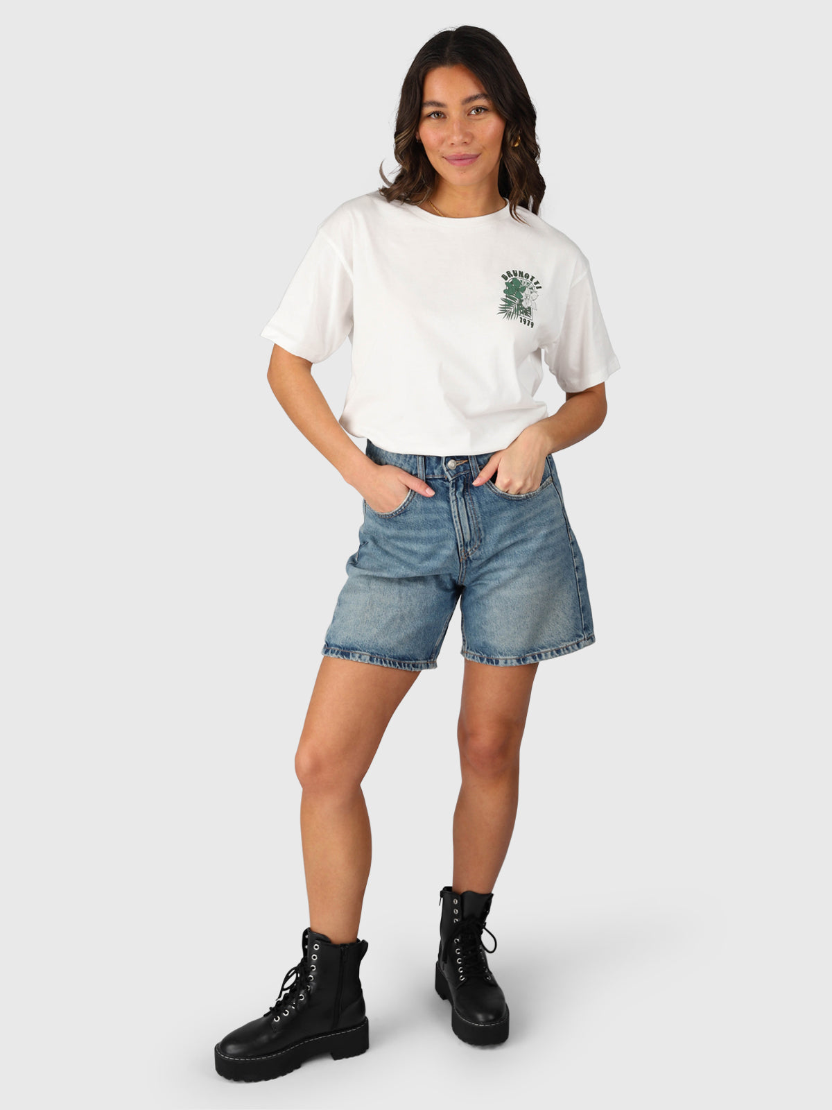Seaya-Leaf Damen T-shirt | Snow
