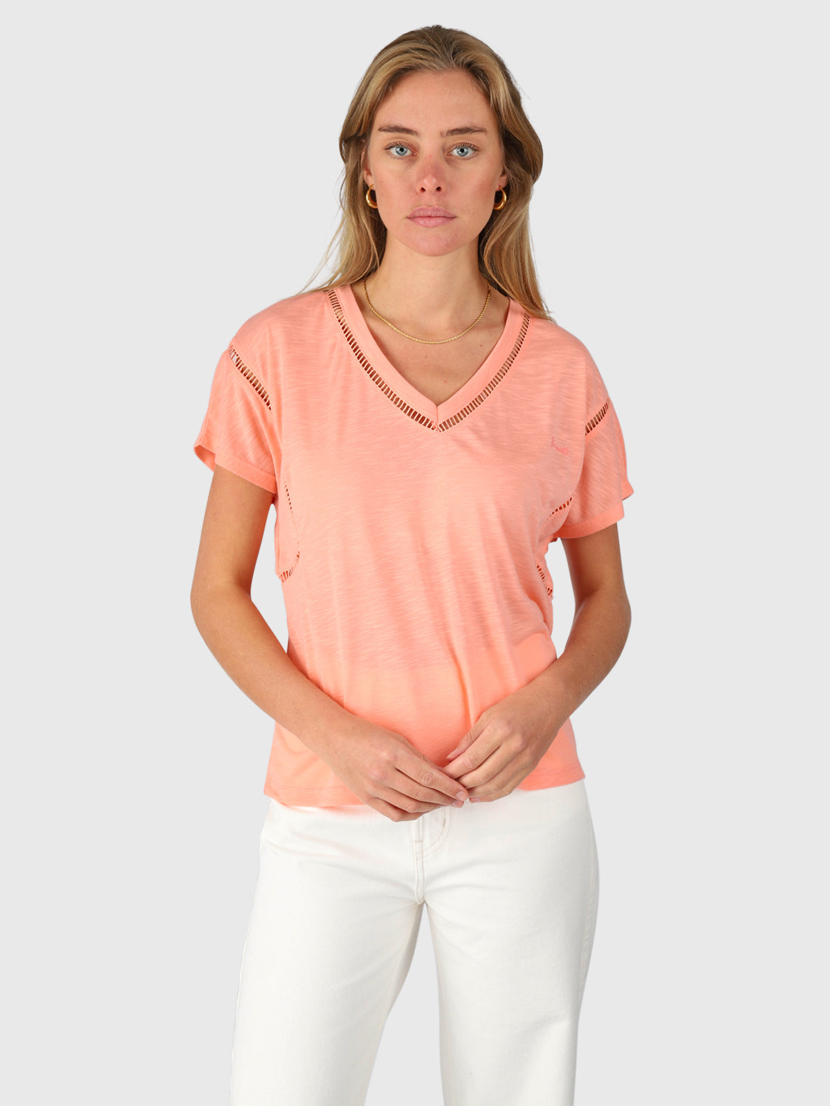Duya Women T-shirt | Peach