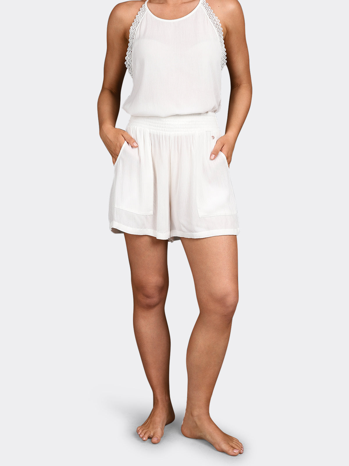 Essia Women Shorts | Snow