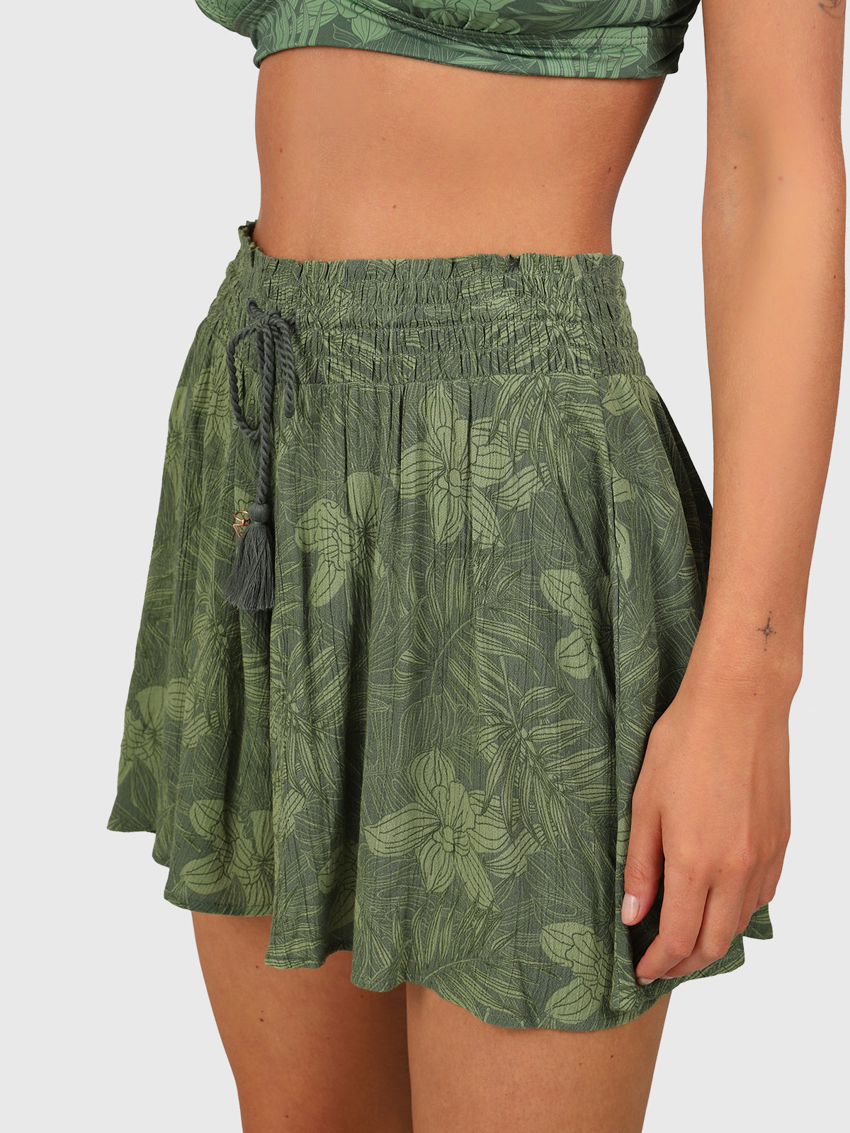 Raine-Leaf Dames Skort | Juniper