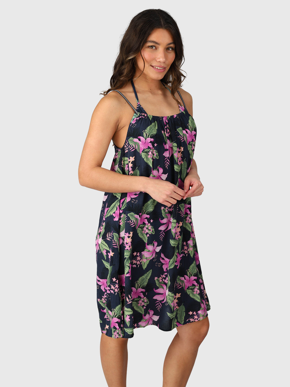 Isla-Tropicana Women Dress | Indigo Blue