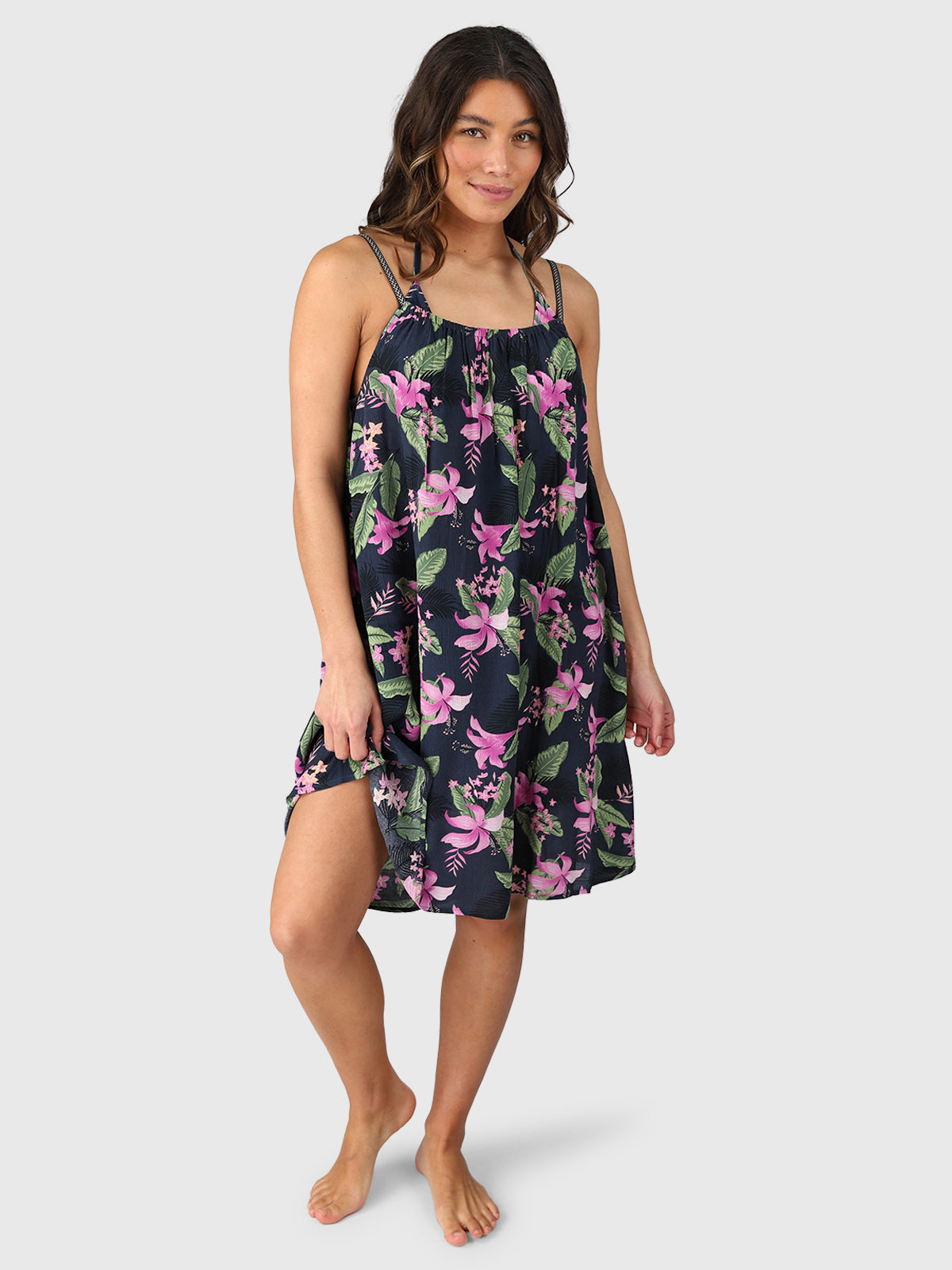 Isla-Tropicana Women Dress | Indigo Blue
