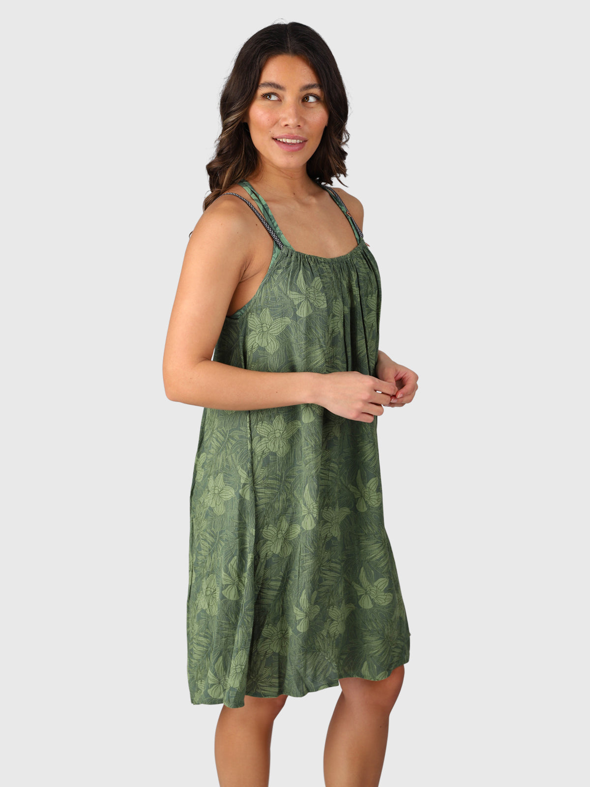 Isla-Leaf Women Dress | Juniper