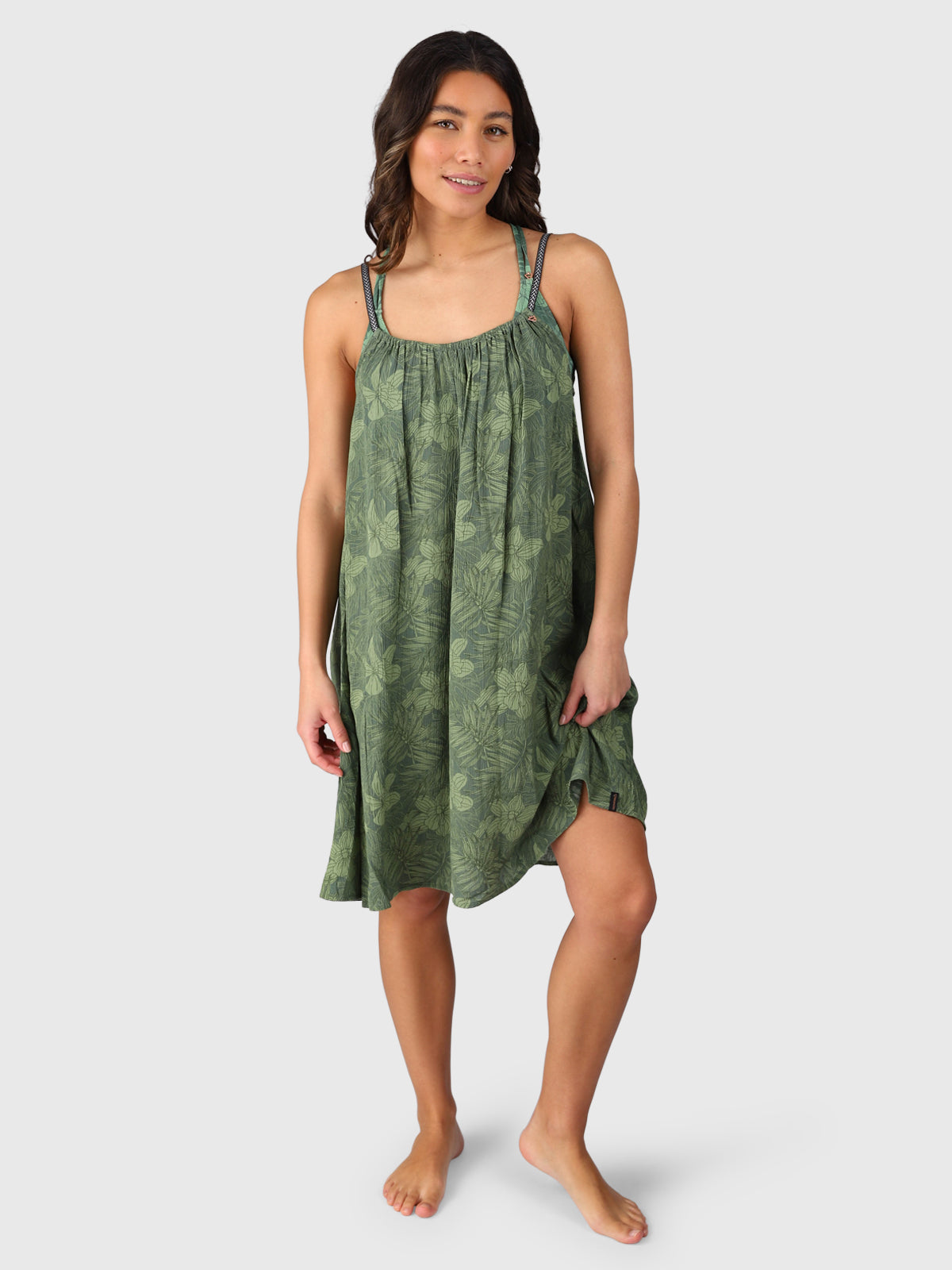 Isla-Leaf Women Dress | Juniper