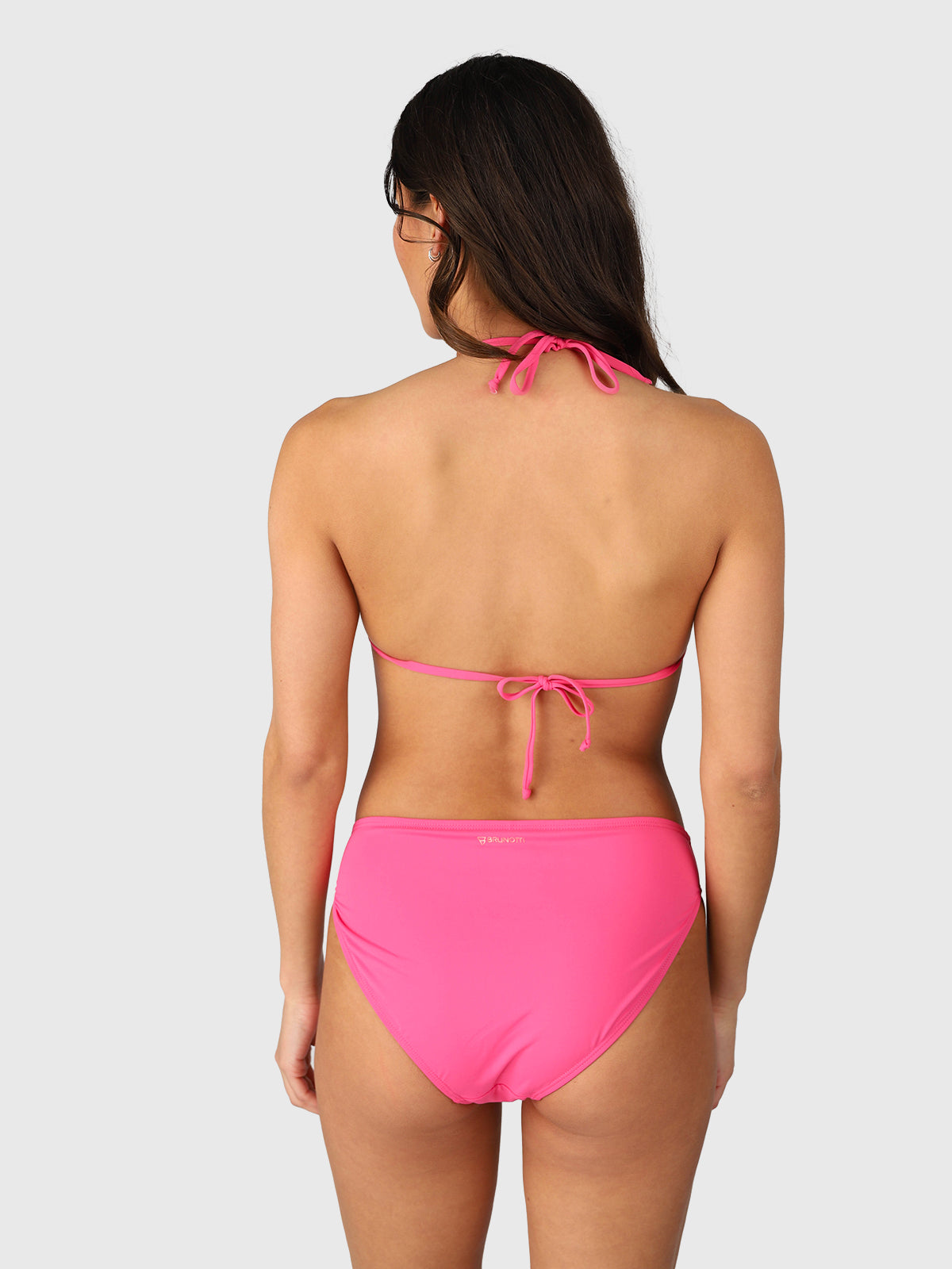 Lisselot Damen Halter Bikini Top | Shocking Pink