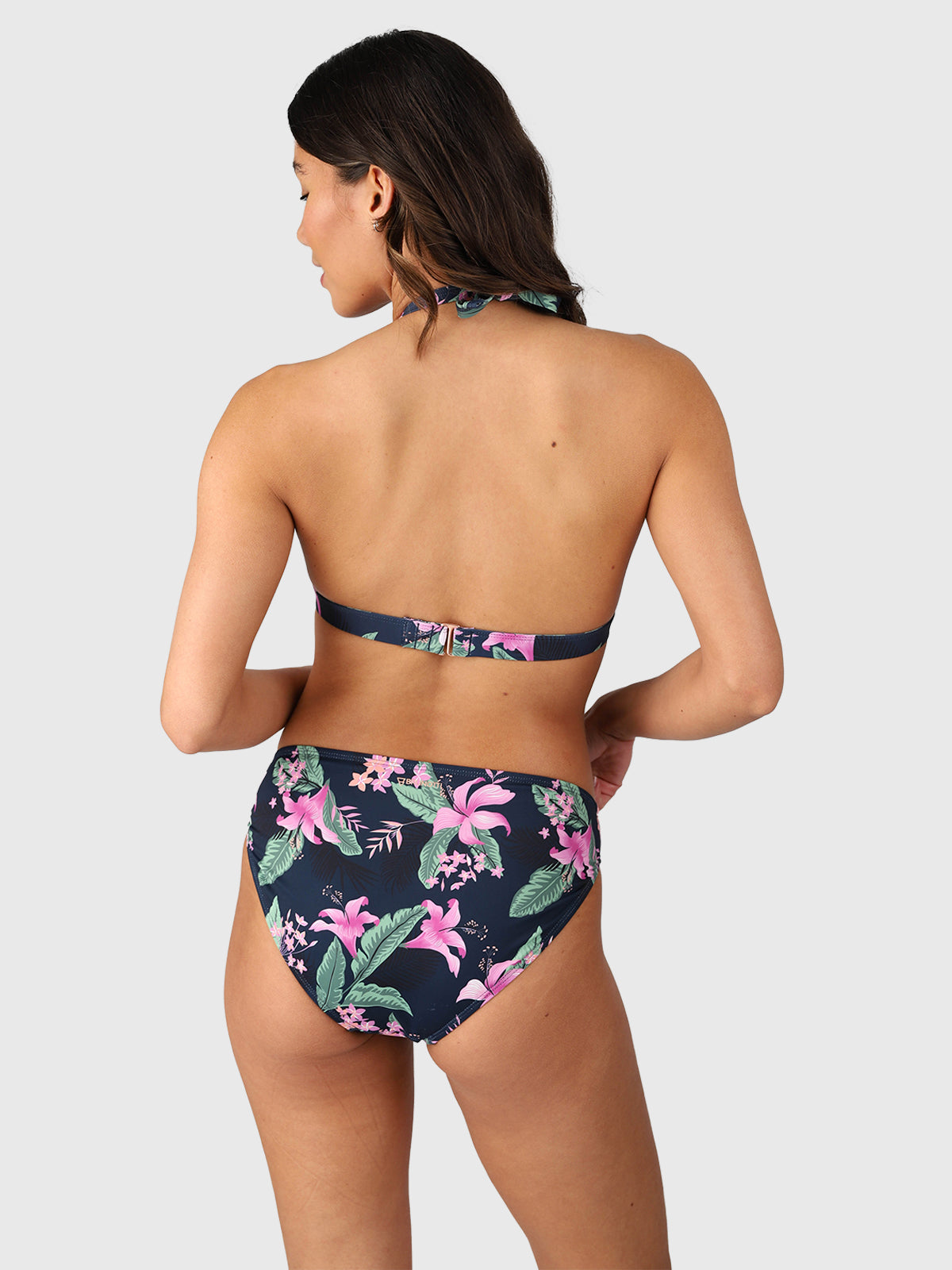 Lisselot-Tropicana Dames Halter Bikini Top | Indigo Blue