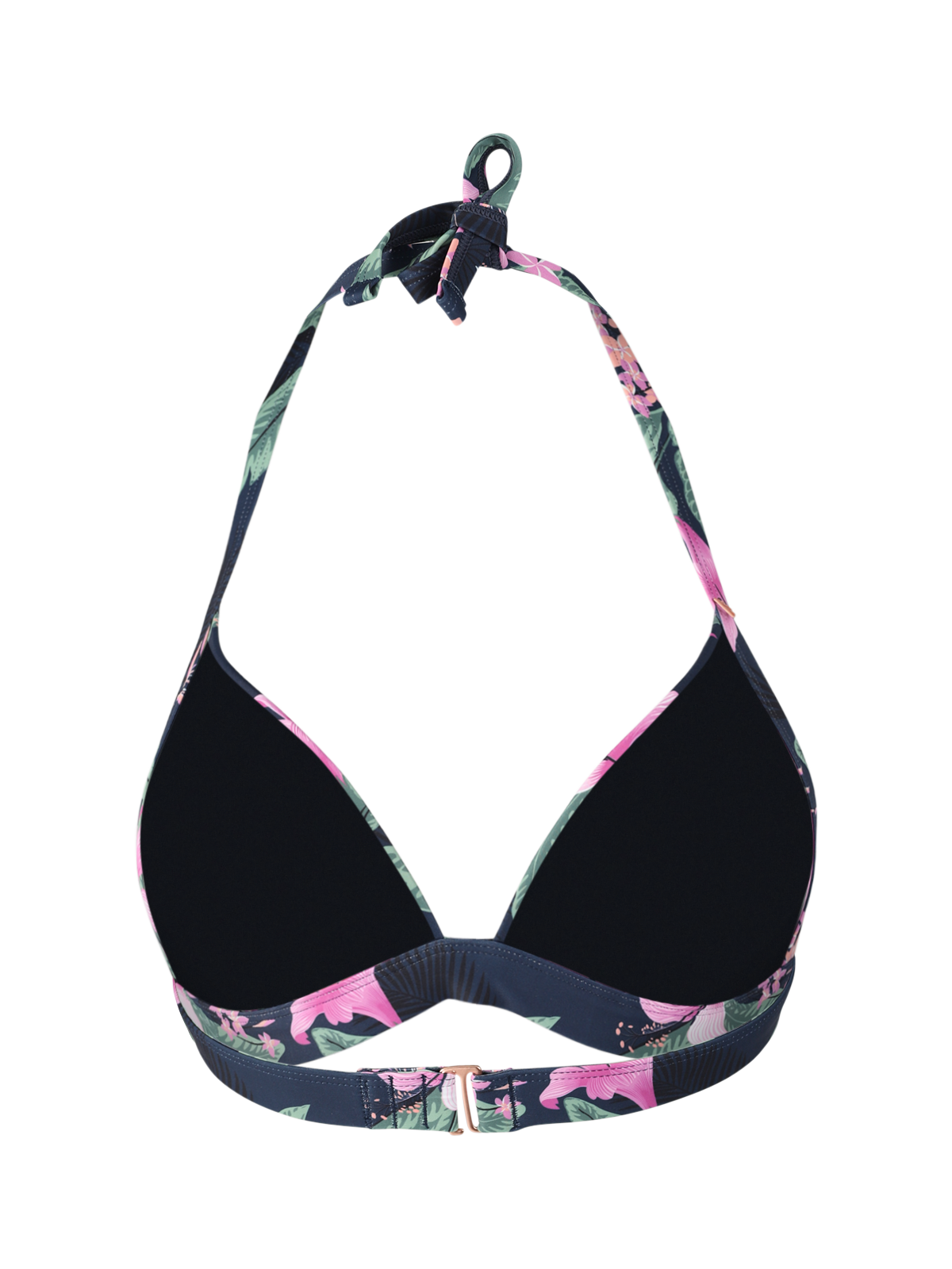 Lisselot-Tropicana Dames Halter Bikini Top | Indigo Blue
