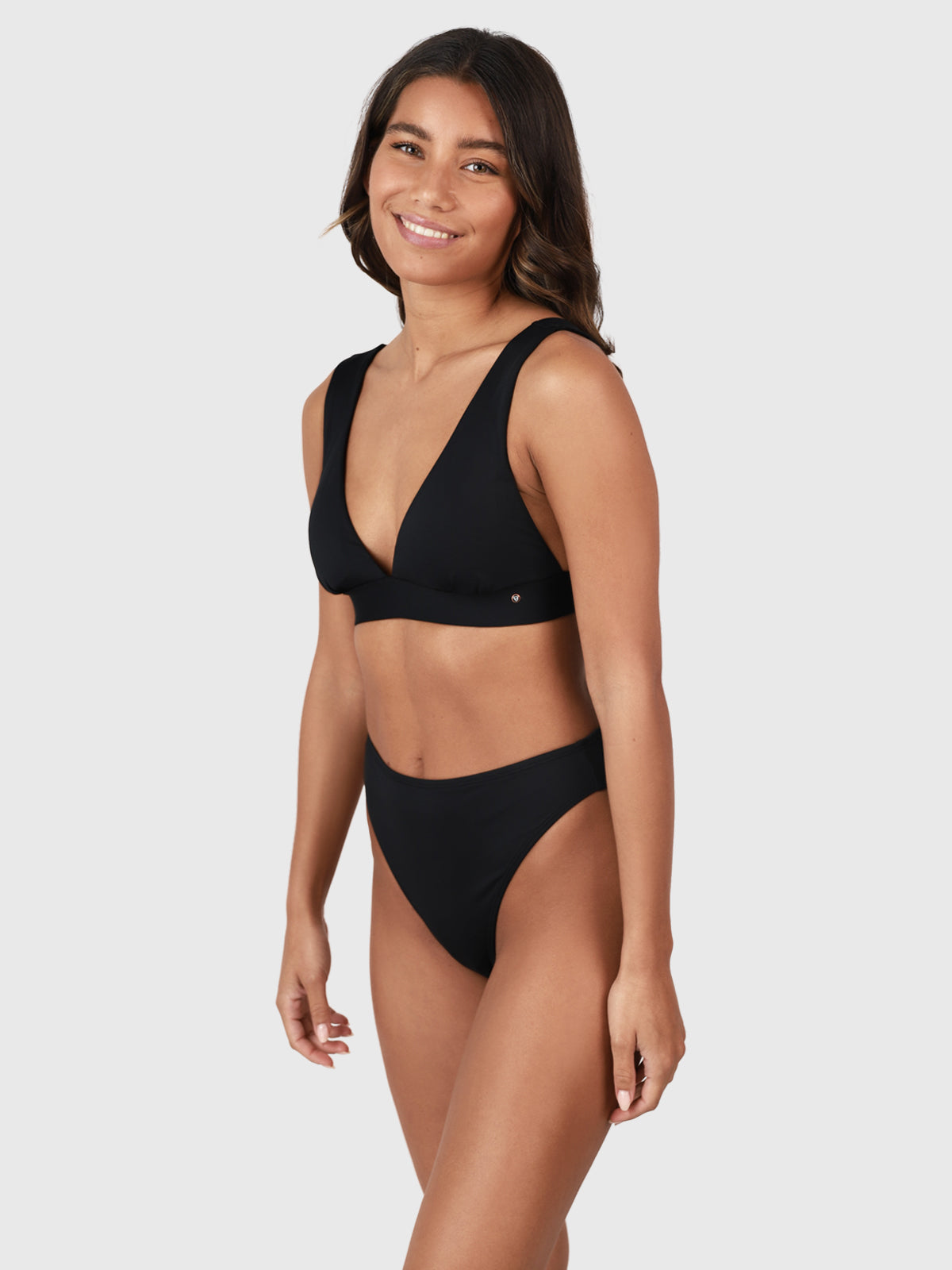 Forte Damen Bikini Top | Schwarz